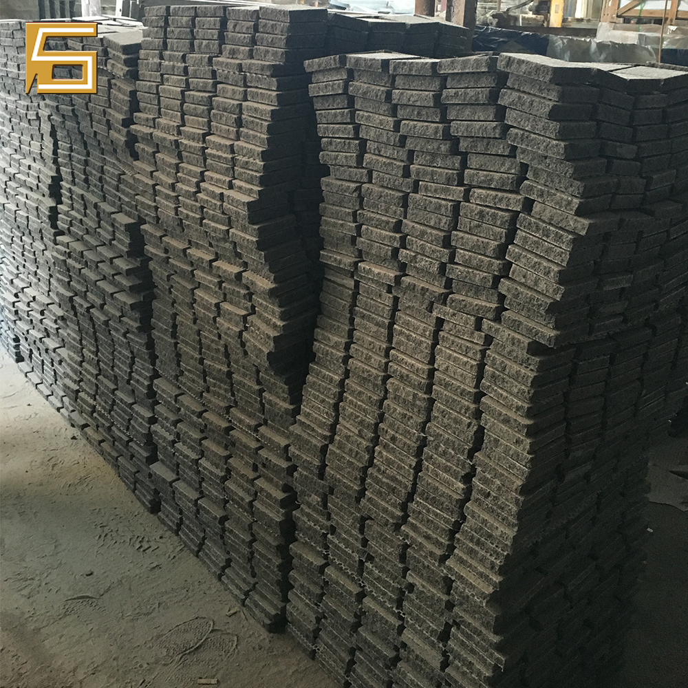 Granite Paving Stone Driveway Paving Block Paved Concrete